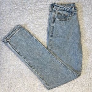 Rhythm. Classic Hi-Rise Taper Straight Fit Light Wash Jeans